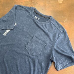 VRST Mens Seamless Short-Sleeve Tee Navy Blue Size Small minimalist sustainable